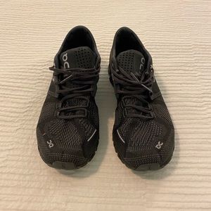 On Running brand Cloudtec shoes in black